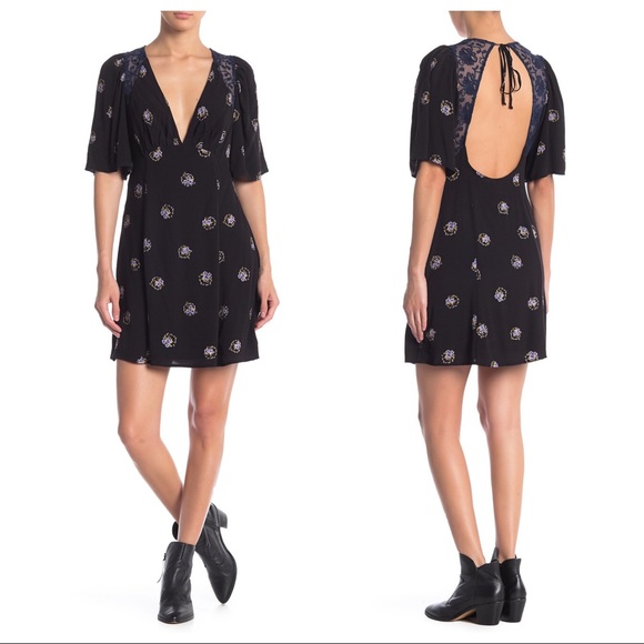 Free People Dresses & Skirts - Free People Mocking Bird Open Back Dress NWT